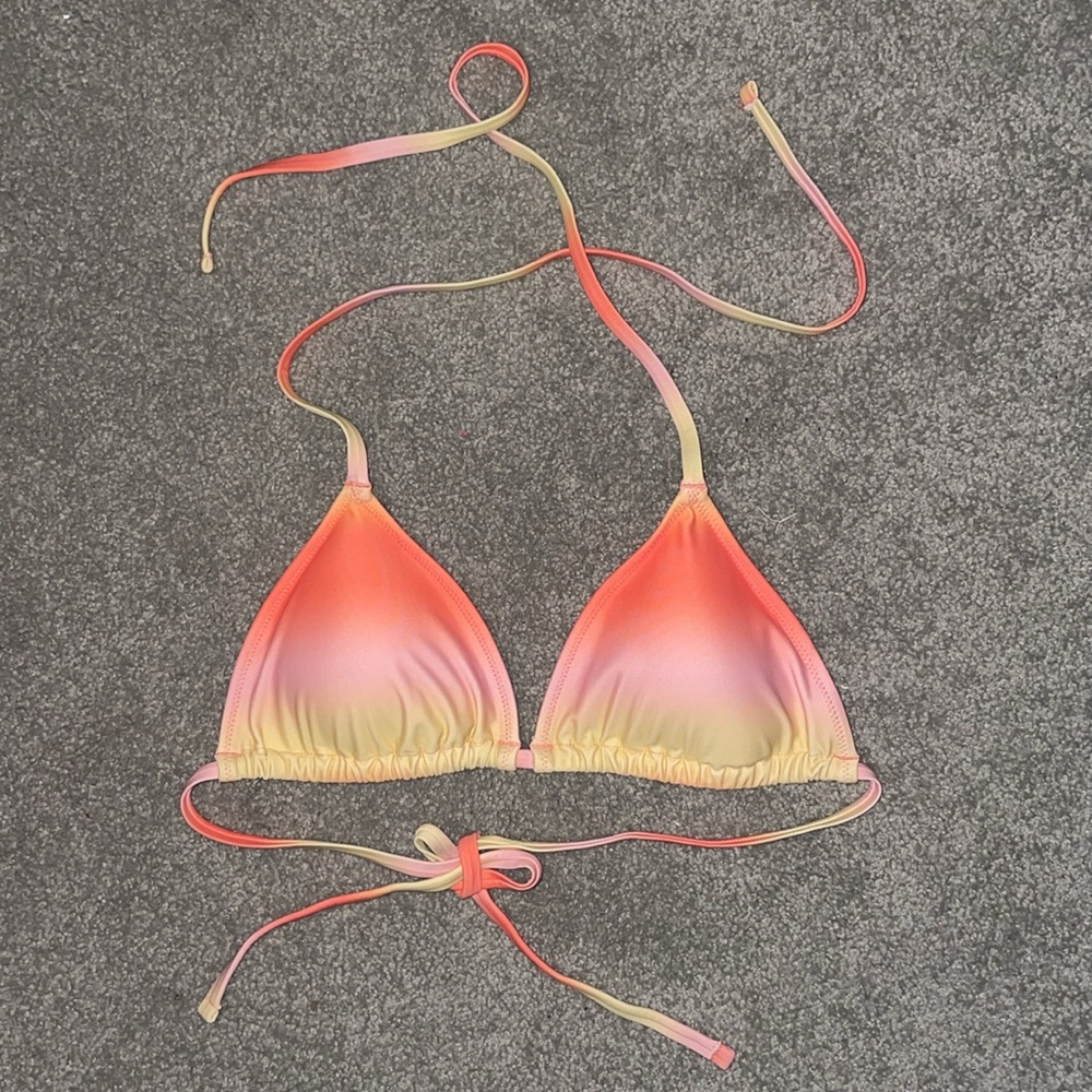NWT aerie triangle bikini top